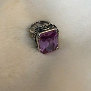 Silpada Amethyst Lavender Fields ring